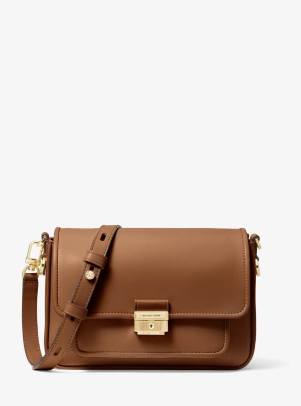 Damske Spojková Taška Michael Kors Bradshaw Medium Leather Hnede - Kabelky Michael Kors Outlet | WAZDP-0746